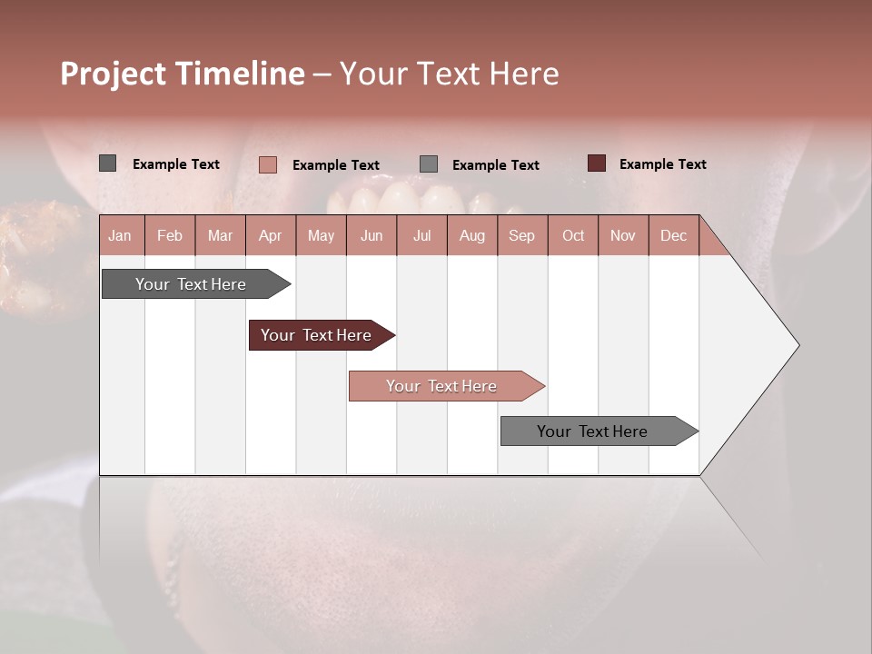 Eat Mouth Chicken PowerPoint Template