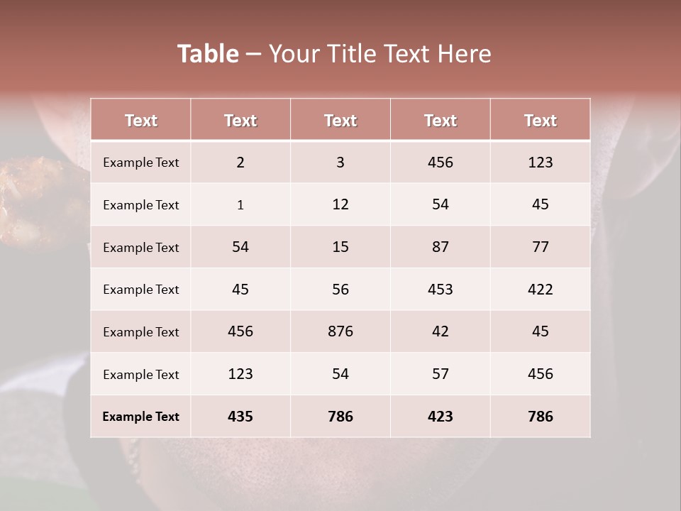 Eat Mouth Chicken PowerPoint Template