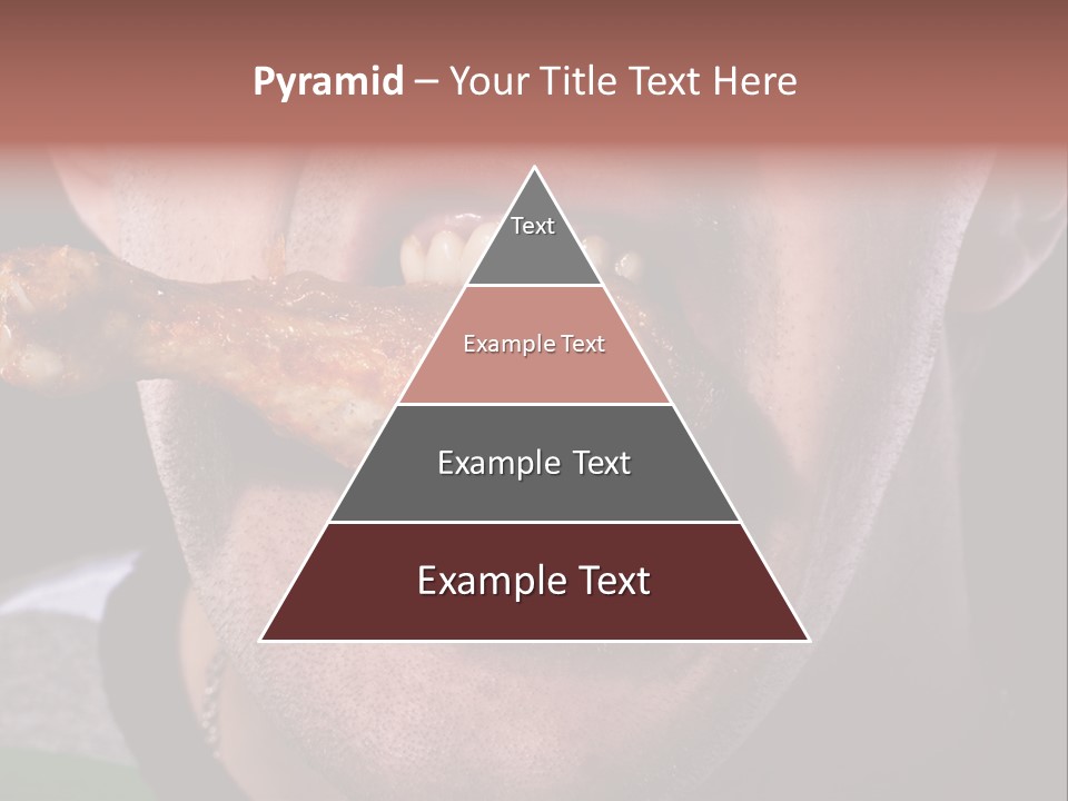 Eat Mouth Chicken PowerPoint Template