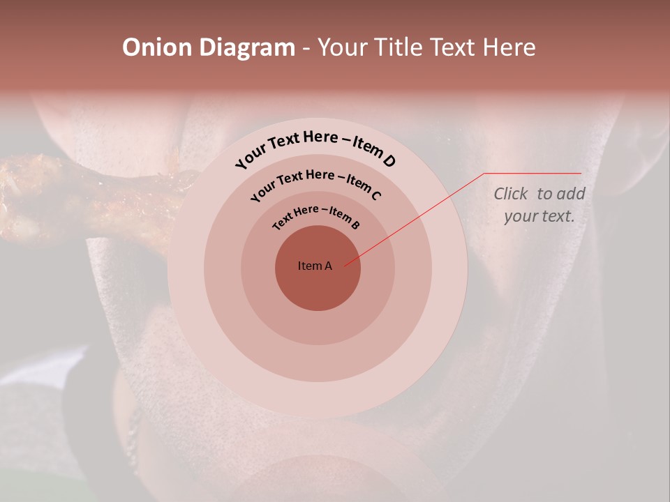 Eat Mouth Chicken PowerPoint Template