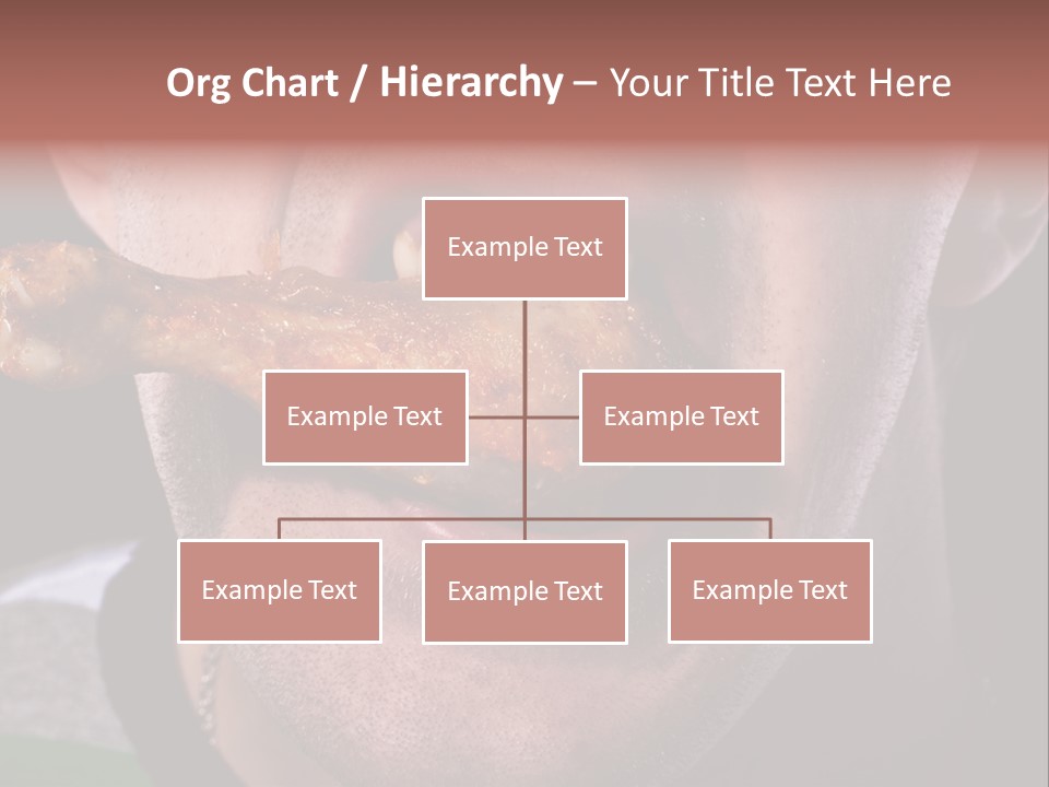 Eat Mouth Chicken PowerPoint Template