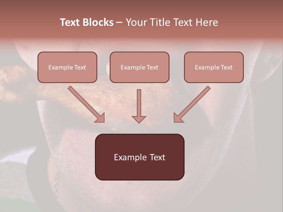 Eat Mouth Chicken PowerPoint Template