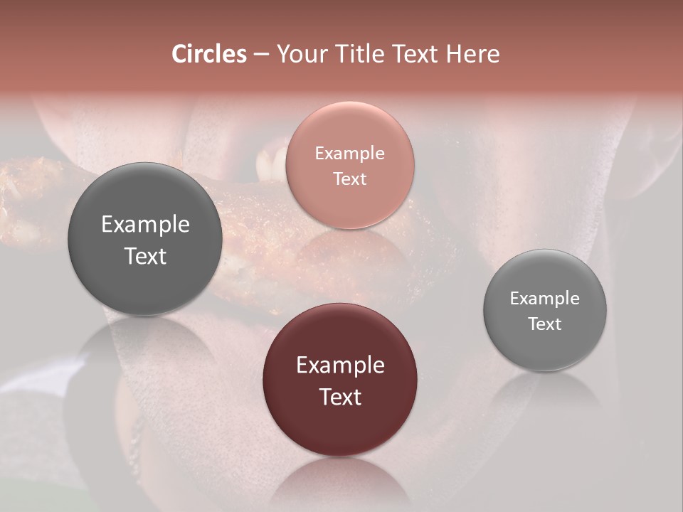 Eat Mouth Chicken PowerPoint Template