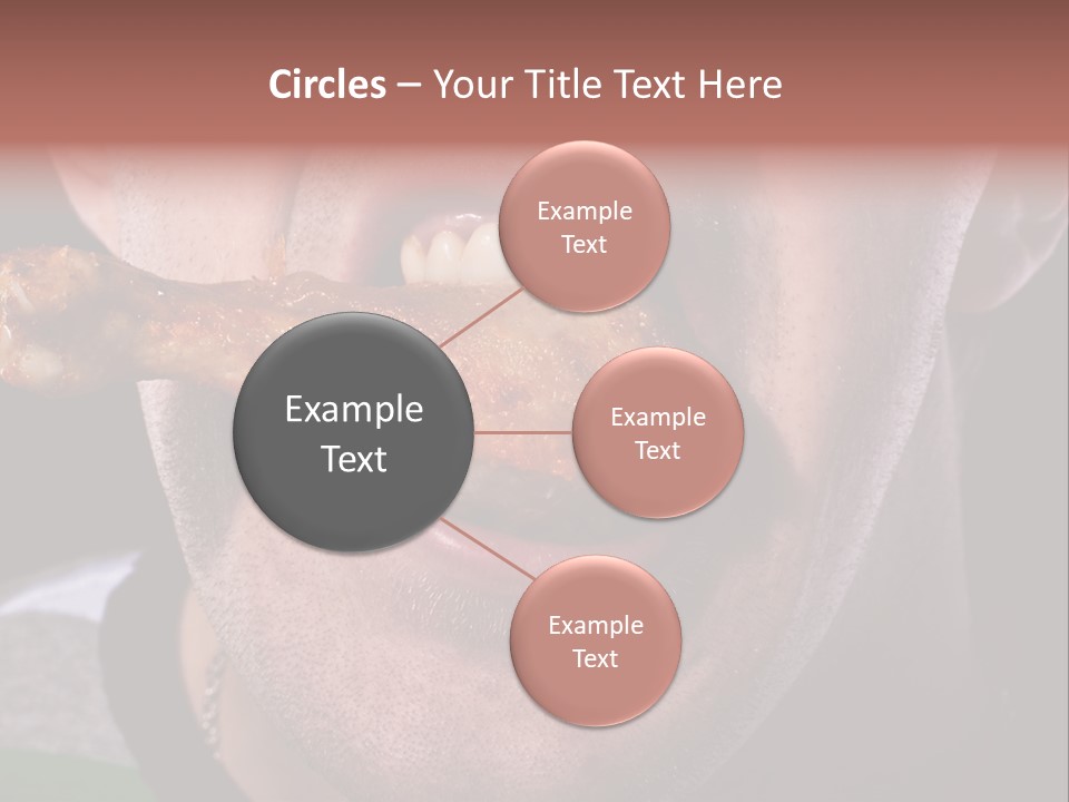 Eat Mouth Chicken PowerPoint Template