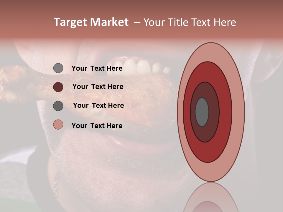 Eat Mouth Chicken PowerPoint Template