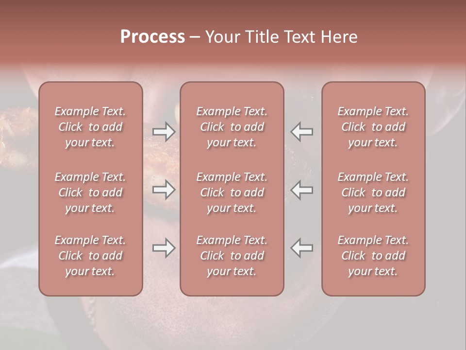 Eat Mouth Chicken PowerPoint Template