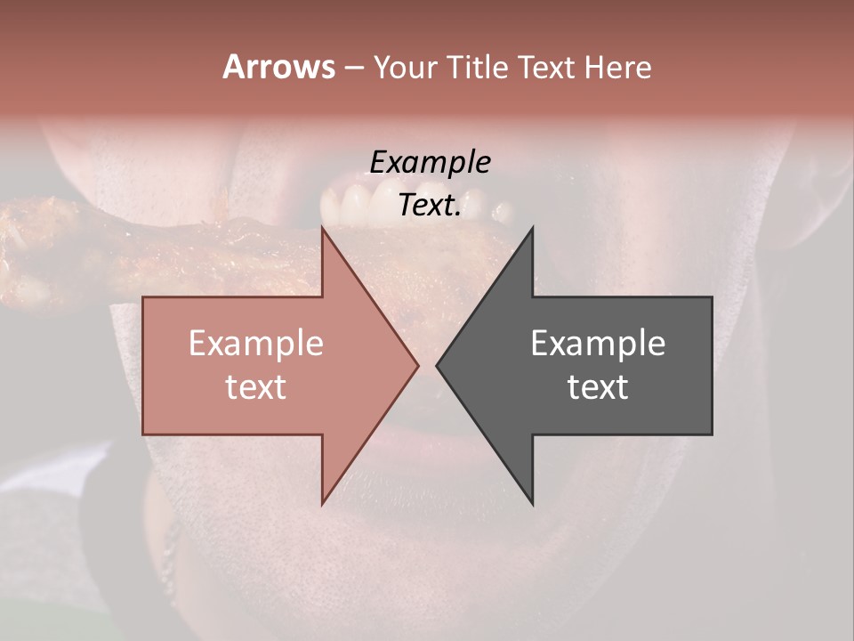 Eat Mouth Chicken PowerPoint Template