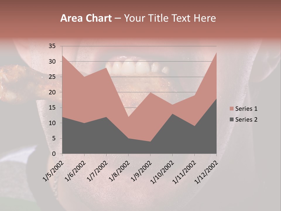 Eat Mouth Chicken PowerPoint Template