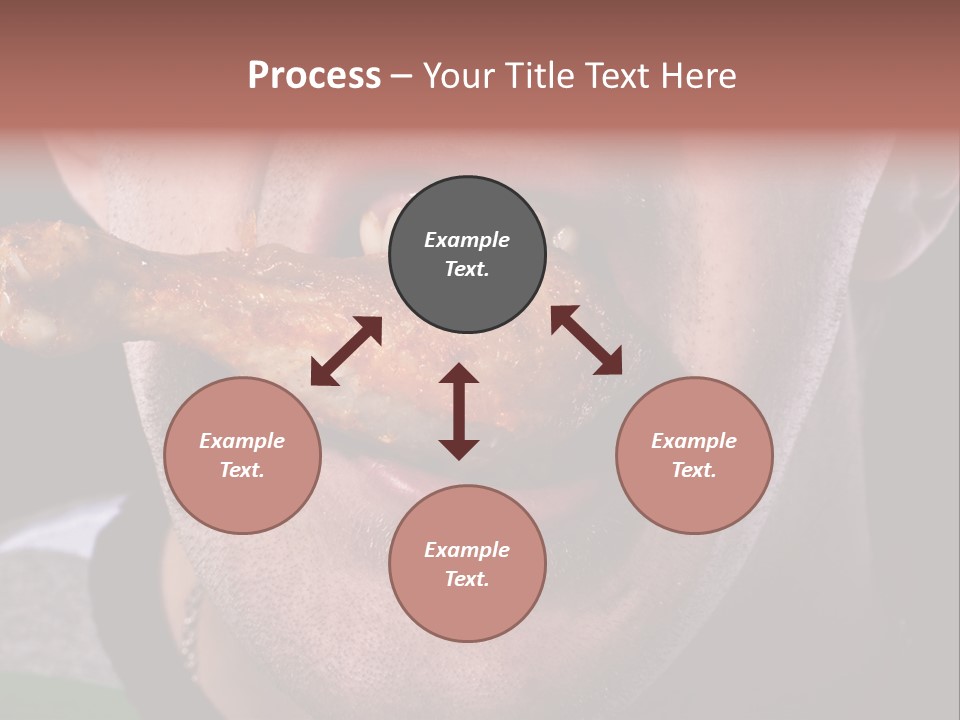 Eat Mouth Chicken PowerPoint Template