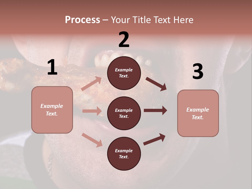 Eat Mouth Chicken PowerPoint Template