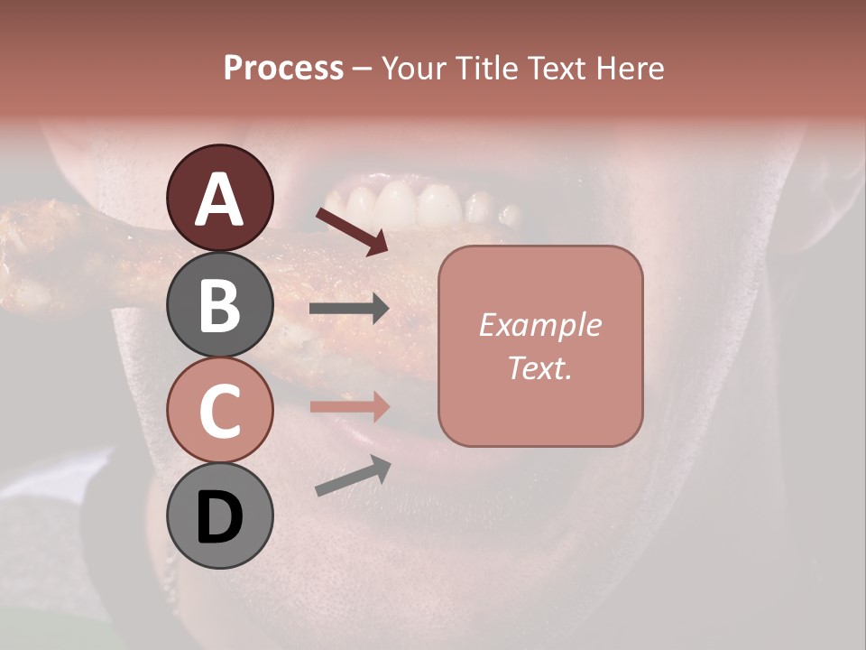 Eat Mouth Chicken PowerPoint Template