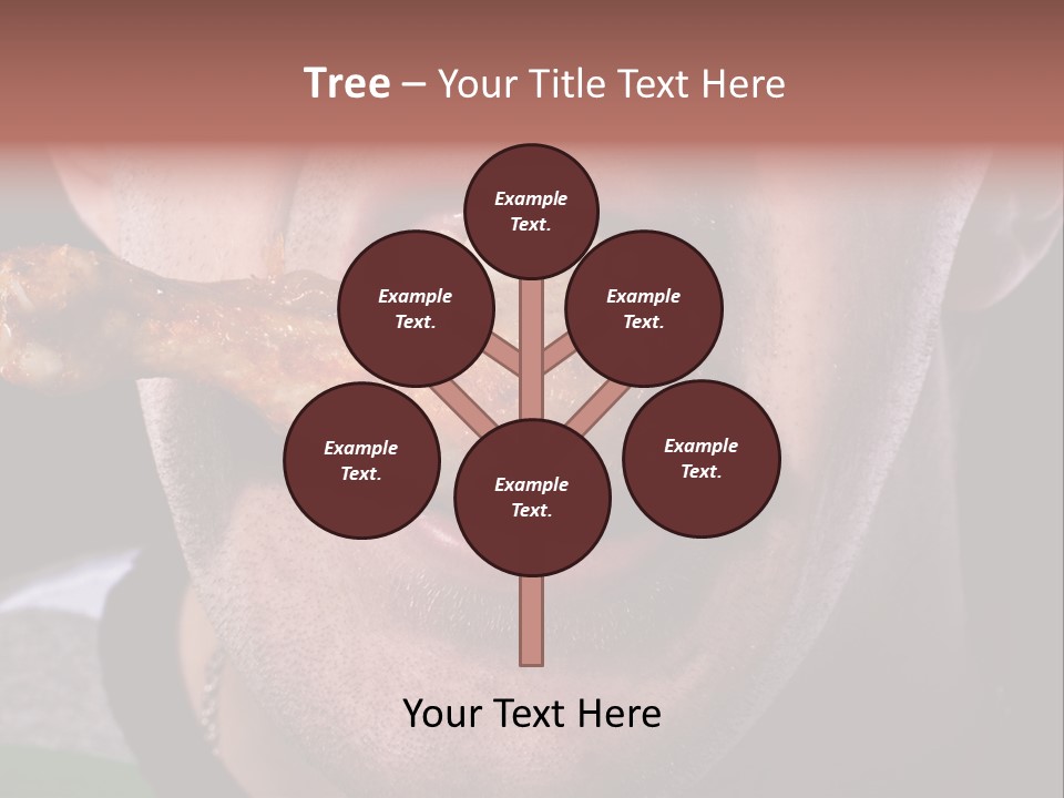 Eat Mouth Chicken PowerPoint Template