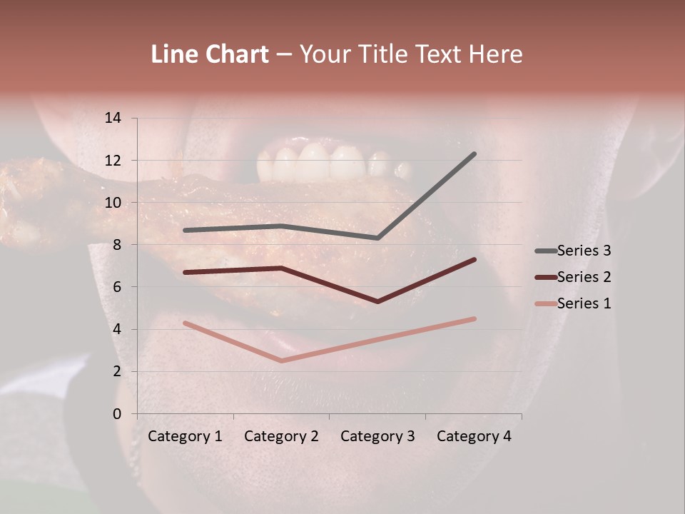 Eat Mouth Chicken PowerPoint Template