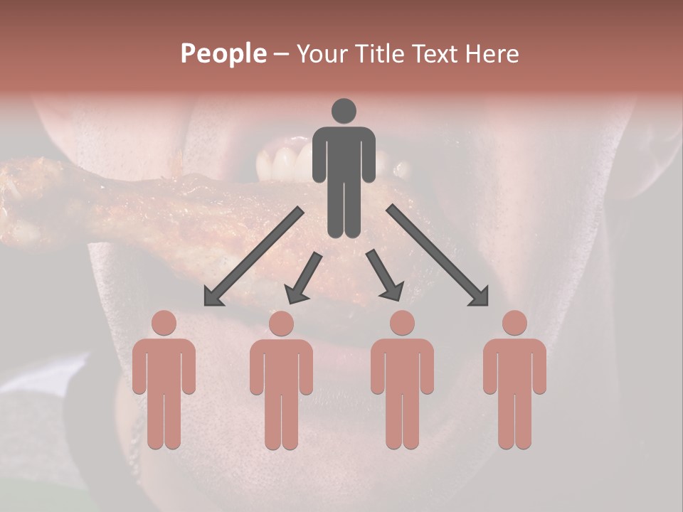 Eat Mouth Chicken PowerPoint Template