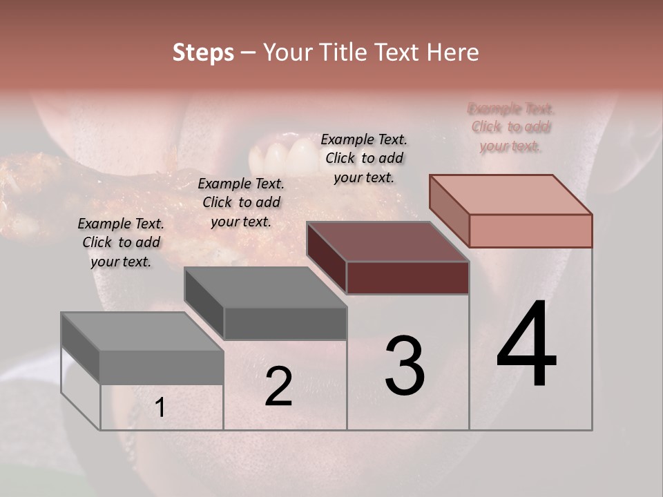 Eat Mouth Chicken PowerPoint Template