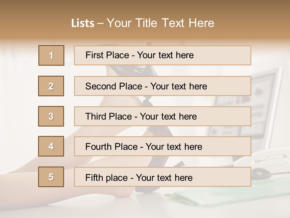 Cropped Space Businesswoman PowerPoint Template