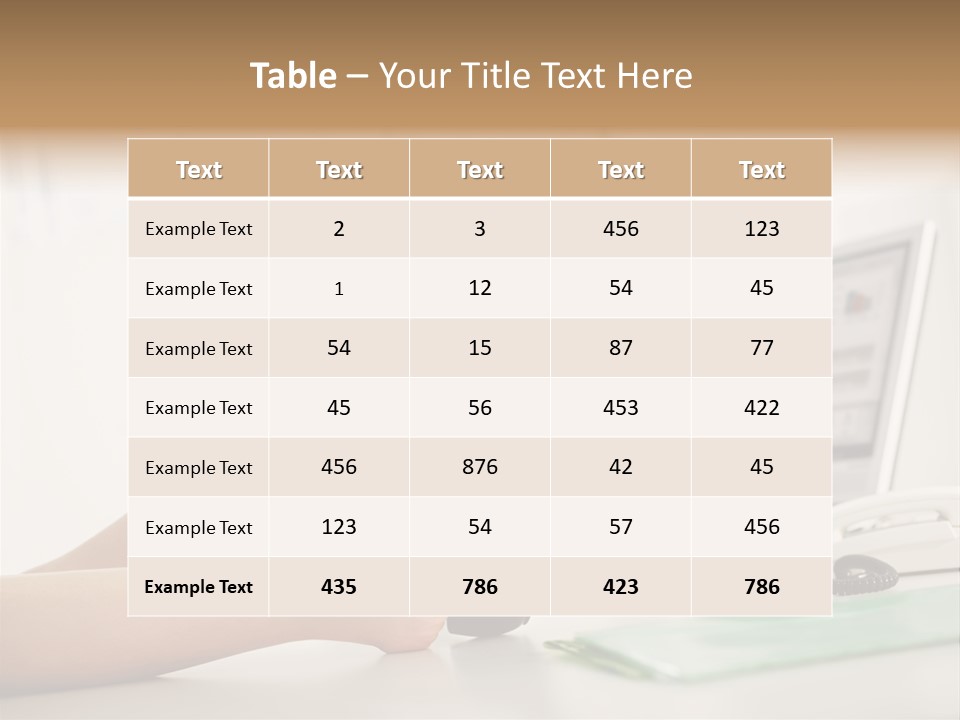 Cropped Space Businesswoman PowerPoint Template