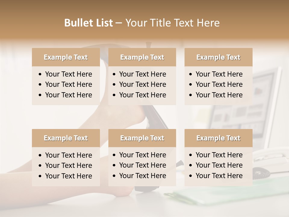 Cropped Space Businesswoman PowerPoint Template