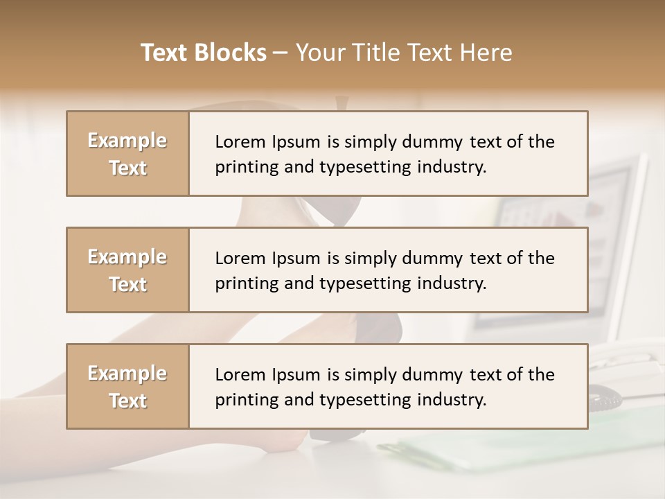Cropped Space Businesswoman PowerPoint Template