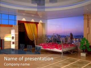 Decorate Apartment Elegance PowerPoint Template