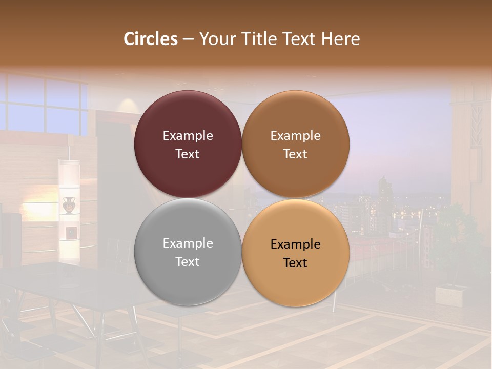Decorate Apartment Elegance PowerPoint Template