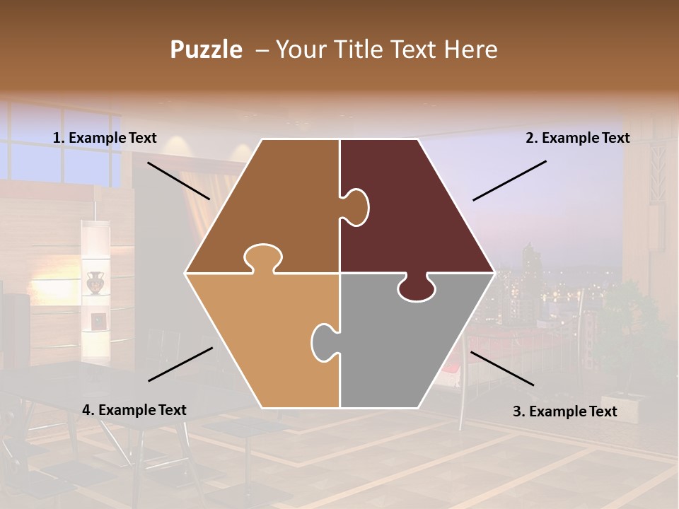 Decorate Apartment Elegance PowerPoint Template