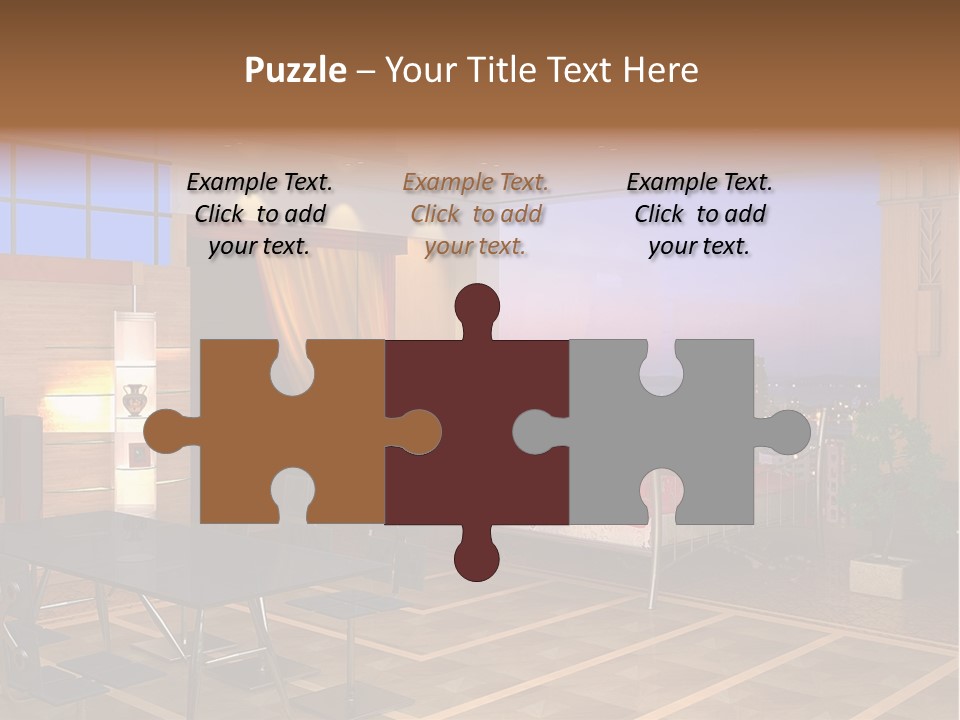 Decorate Apartment Elegance PowerPoint Template