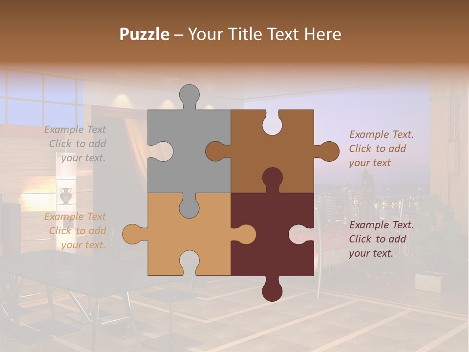Decorate Apartment Elegance PowerPoint Template