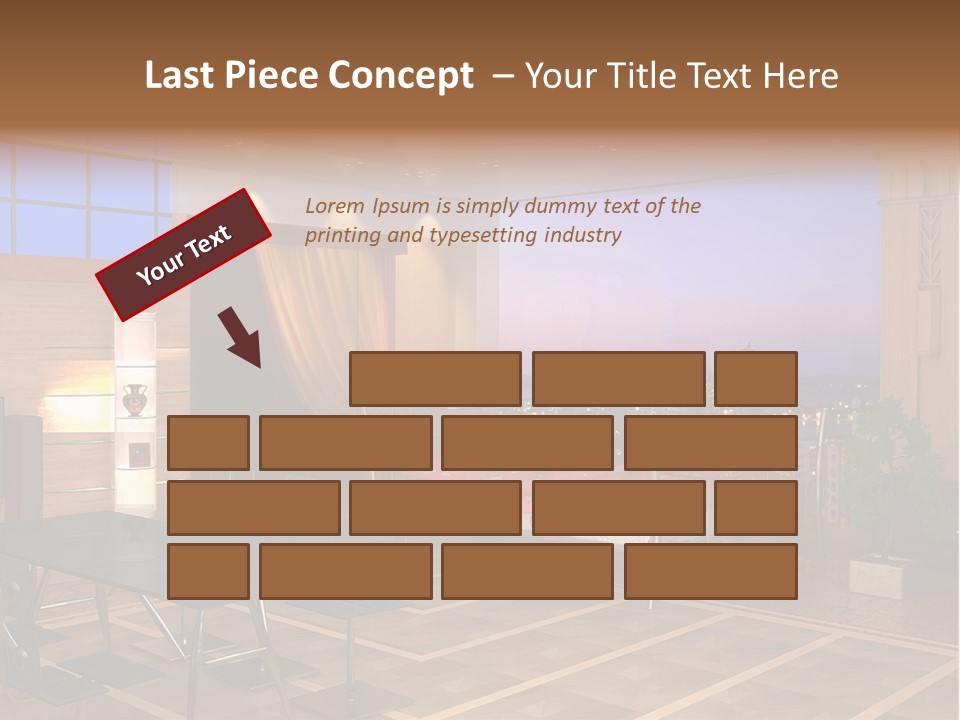 Decorate Apartment Elegance PowerPoint Template