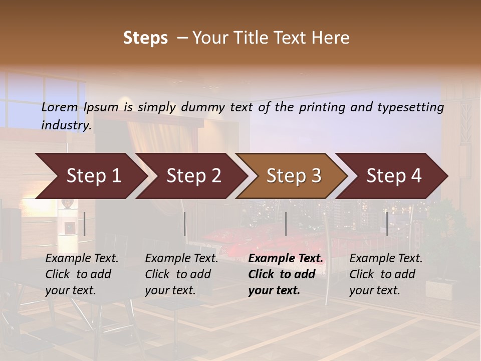 Decorate Apartment Elegance PowerPoint Template