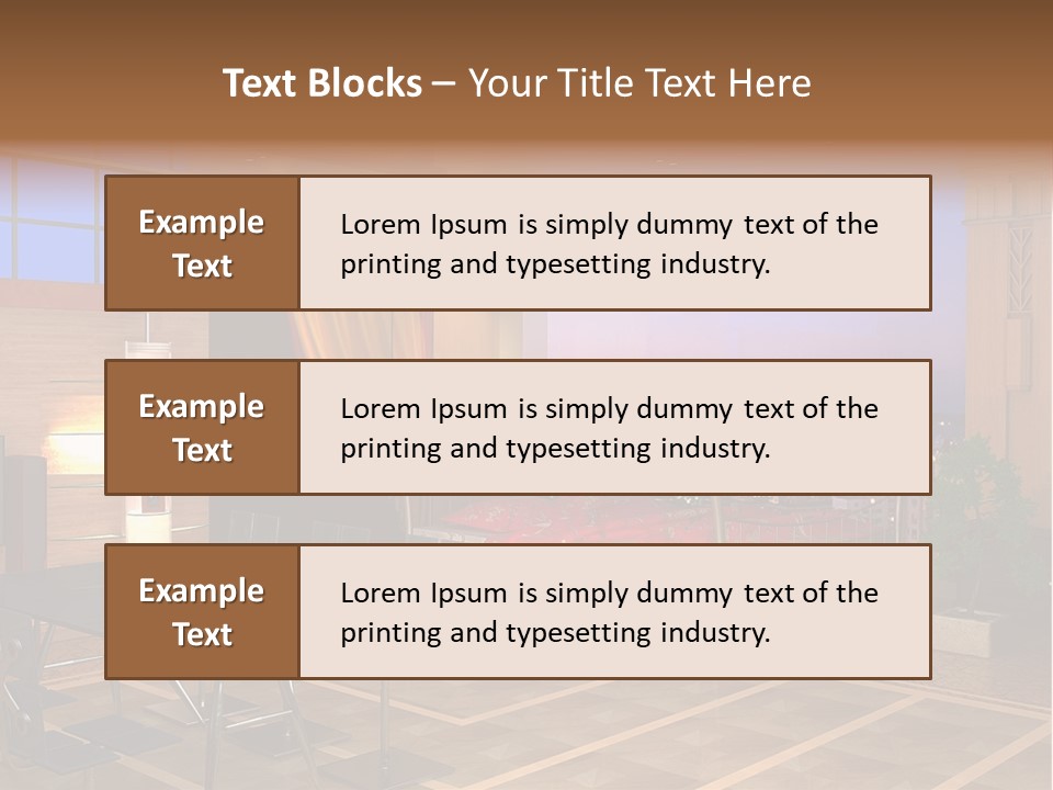 Decorate Apartment Elegance PowerPoint Template