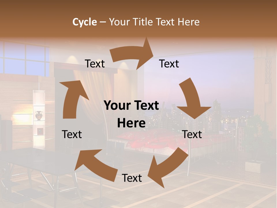 Decorate Apartment Elegance PowerPoint Template