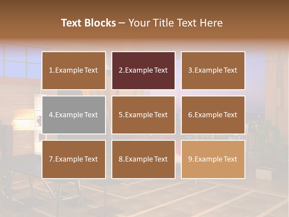 Decorate Apartment Elegance PowerPoint Template