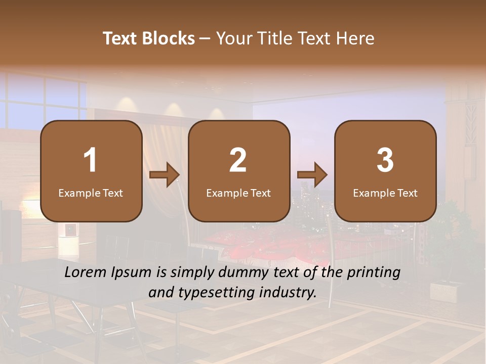 Decorate Apartment Elegance PowerPoint Template