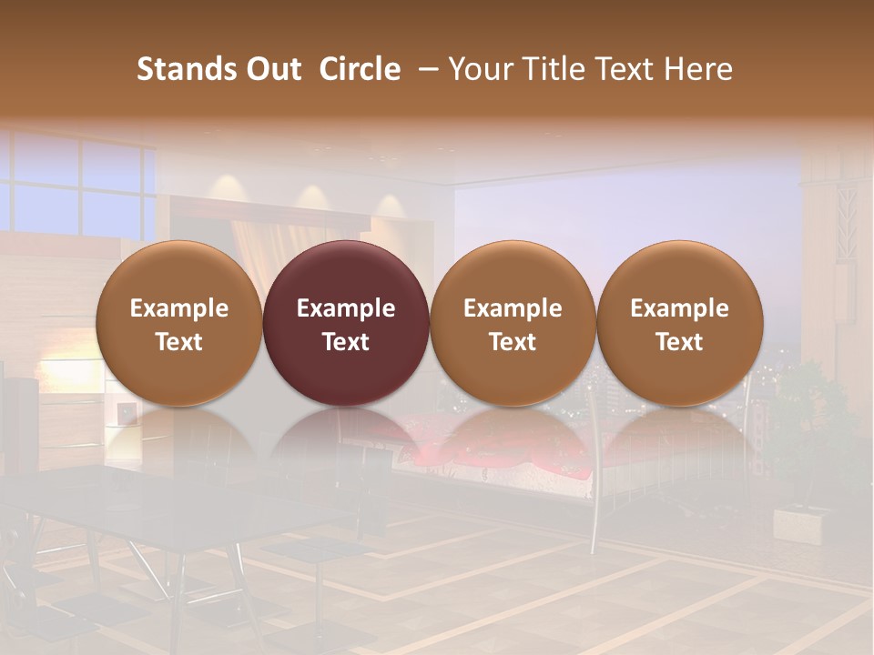 Decorate Apartment Elegance PowerPoint Template