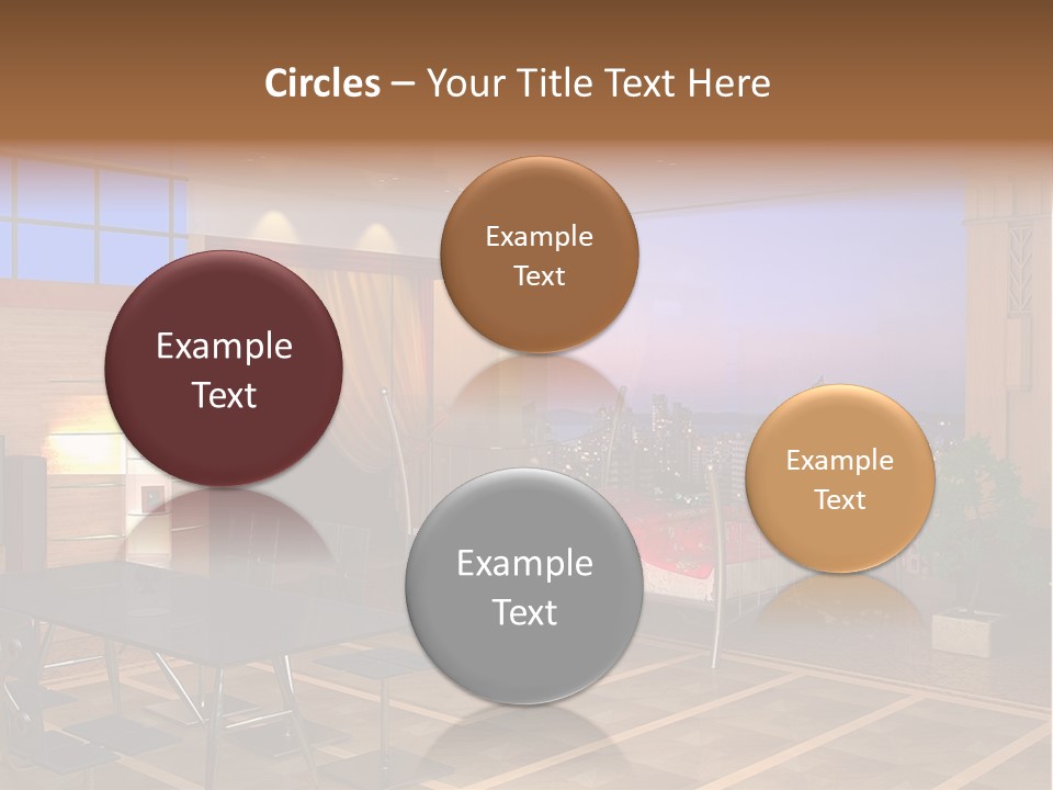 Decorate Apartment Elegance PowerPoint Template