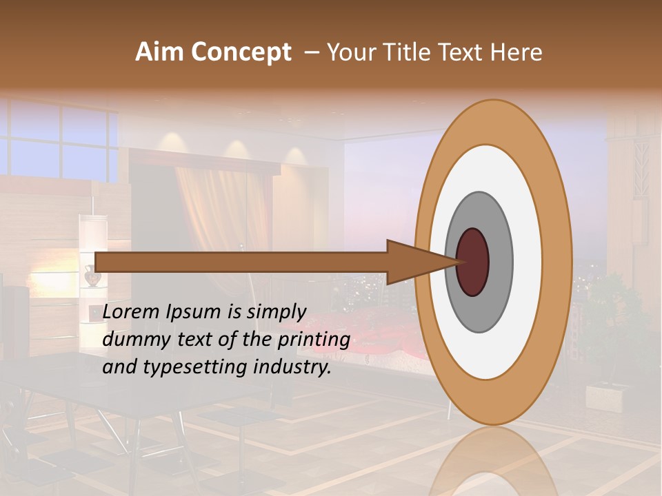 Decorate Apartment Elegance PowerPoint Template