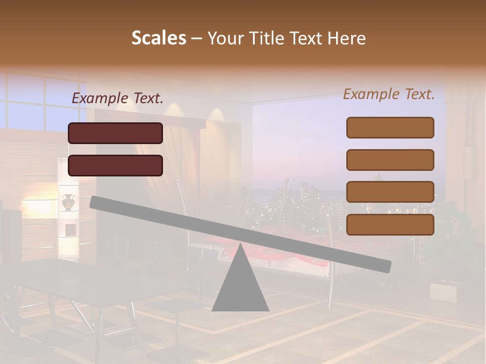 Decorate Apartment Elegance PowerPoint Template