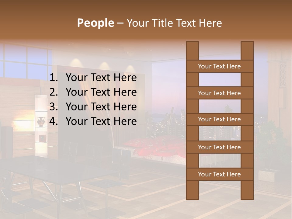 Decorate Apartment Elegance PowerPoint Template