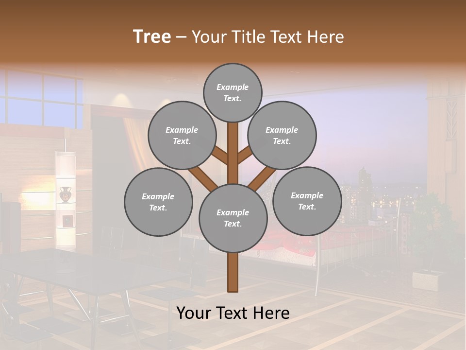 Decorate Apartment Elegance PowerPoint Template