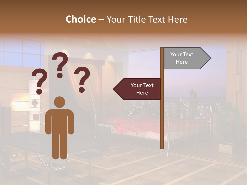 Decorate Apartment Elegance PowerPoint Template