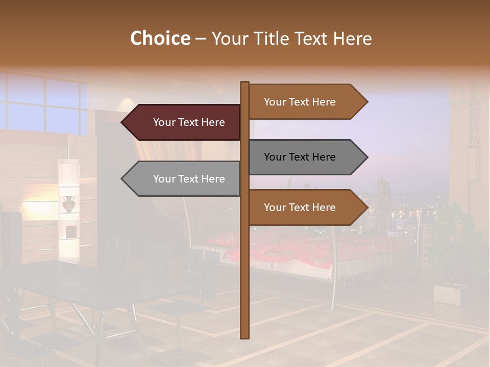 Decorate Apartment Elegance PowerPoint Template