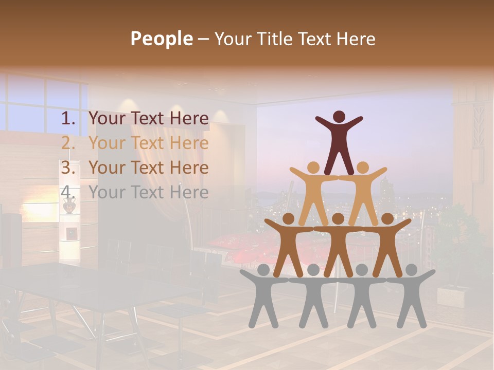 Decorate Apartment Elegance PowerPoint Template