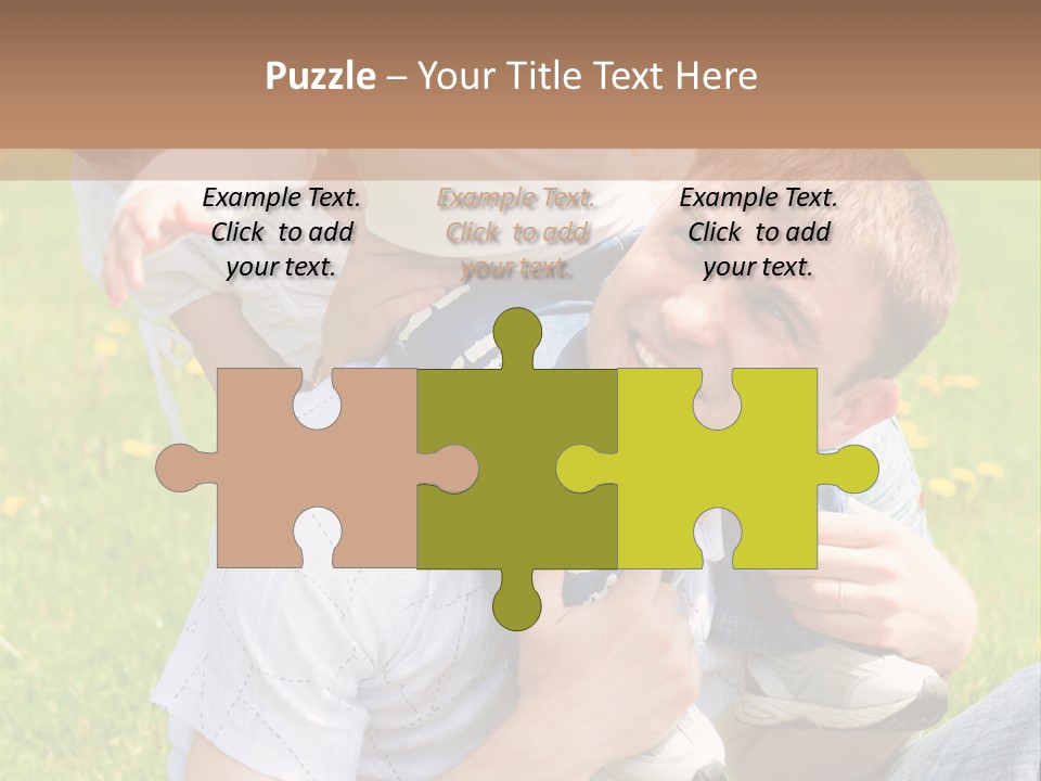 Laughing White Grass PowerPoint Template