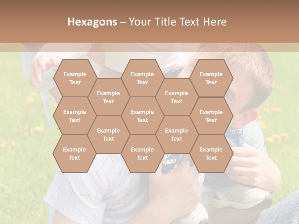 Laughing White Grass PowerPoint Template