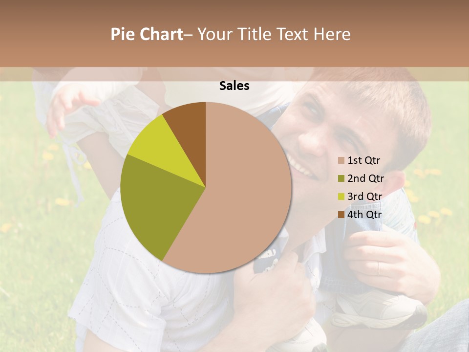 Laughing White Grass PowerPoint Template