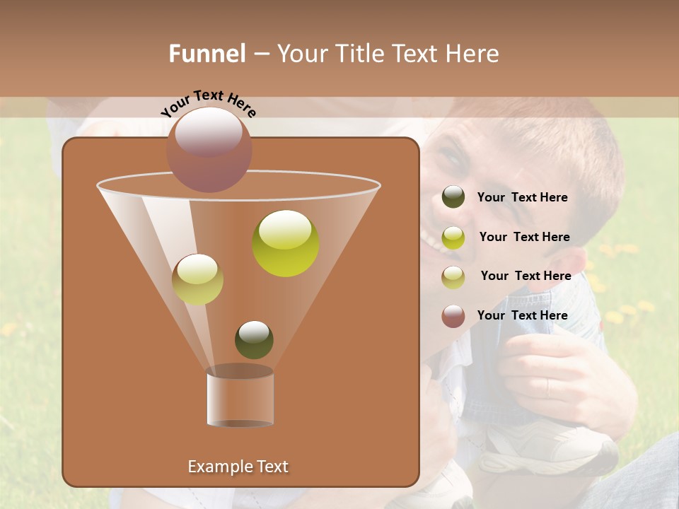 Laughing White Grass PowerPoint Template