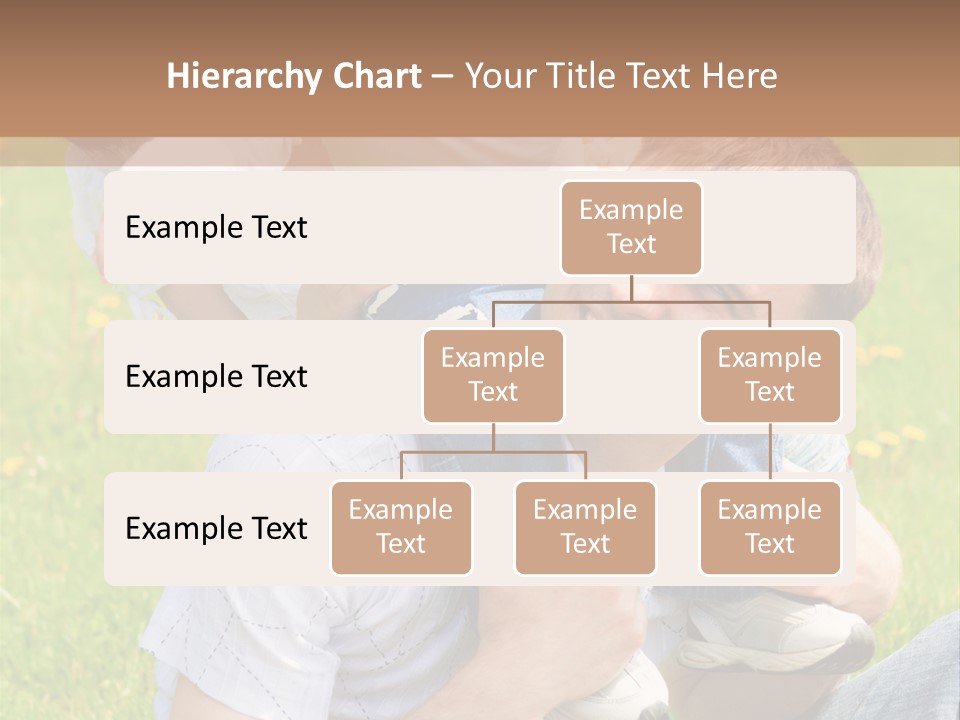 Laughing White Grass PowerPoint Template