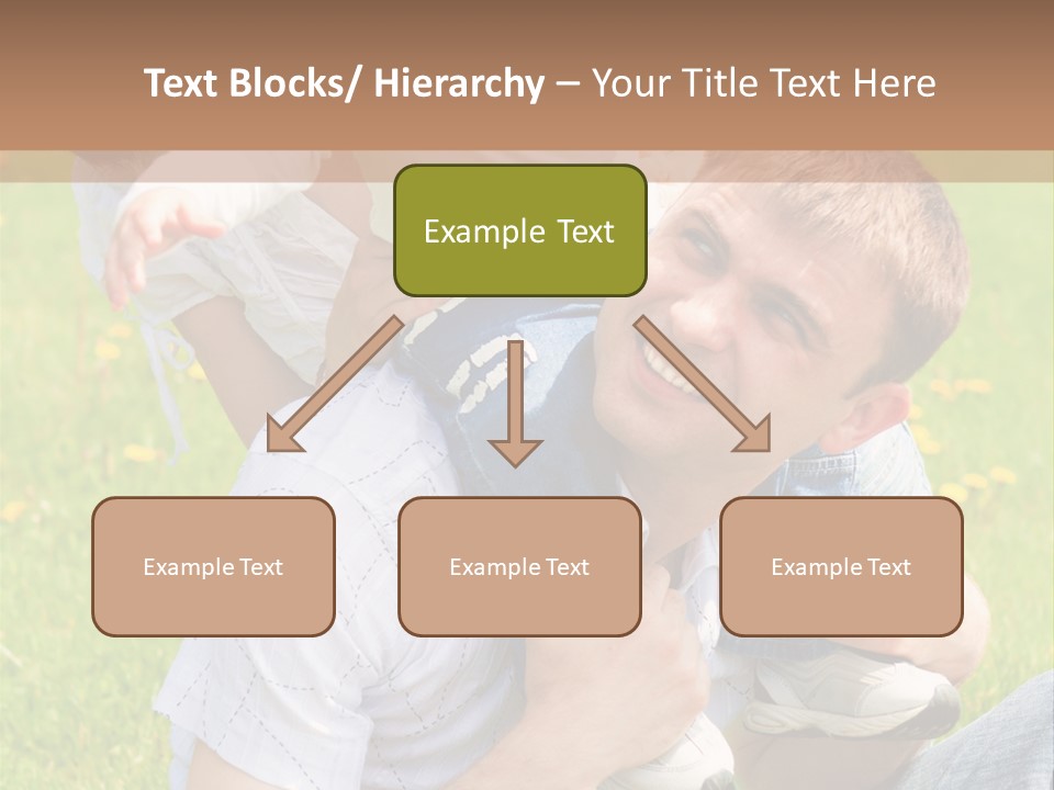 Laughing White Grass PowerPoint Template