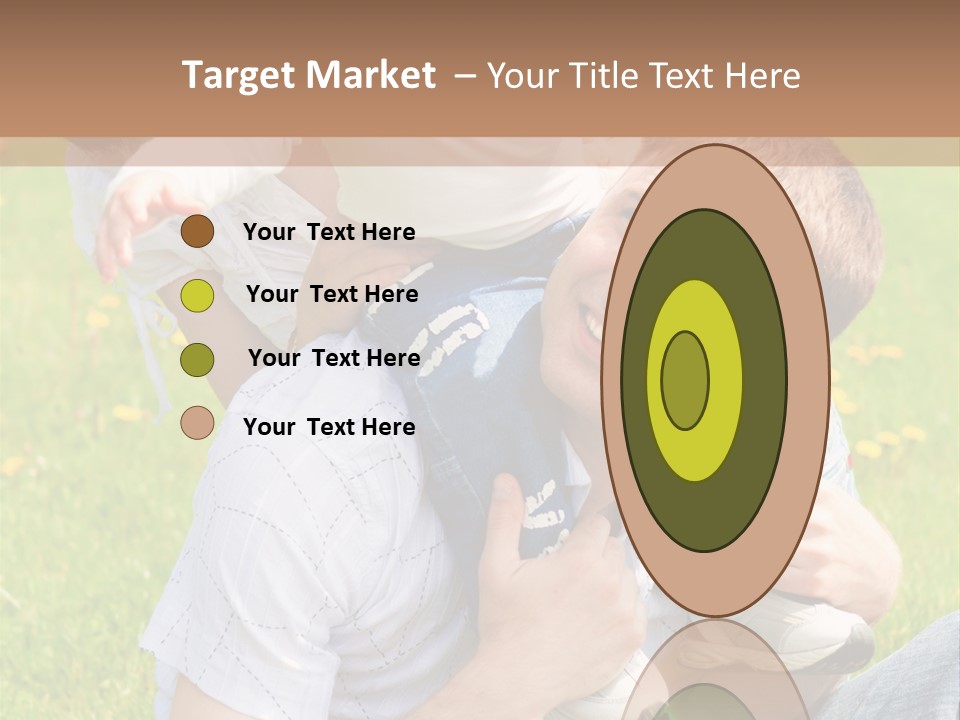 Laughing White Grass PowerPoint Template